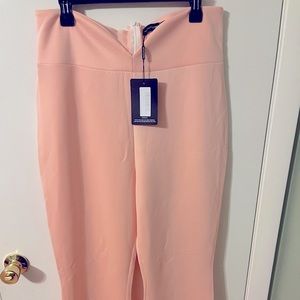 PLT Plus Blush wide leg pant.